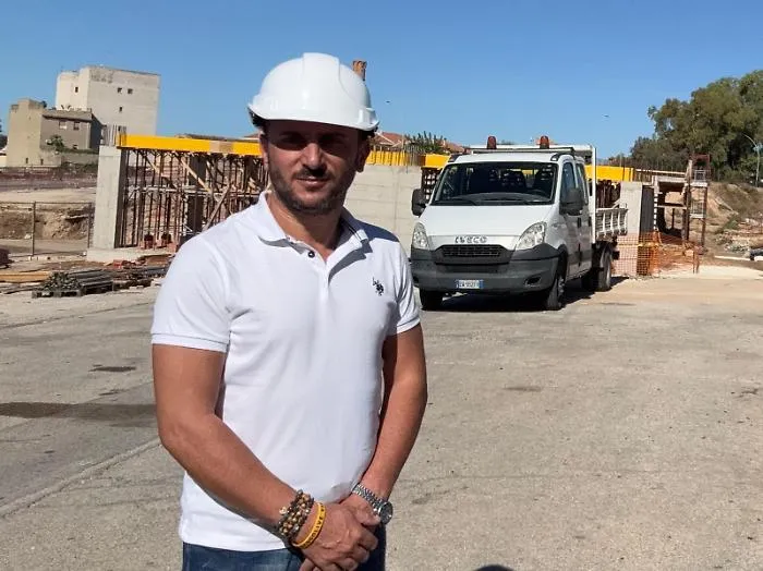 Vittoria, sopralluogo al cantiere della nuova scuola dell'infanzia