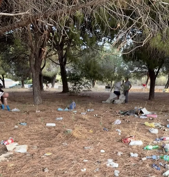 Vittoria, rinasce il boschetto di via Rocco Chinnici grazie ai volontari che raccolgono la spazzatura
