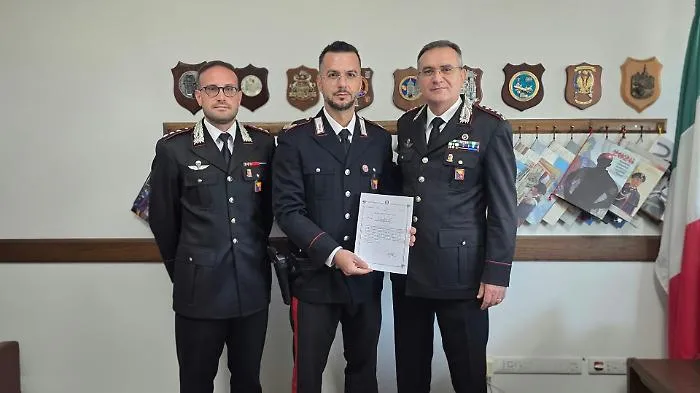 Comiso, salv&ograve; anziana dall'annegamento. Encomio a un brigadiere
