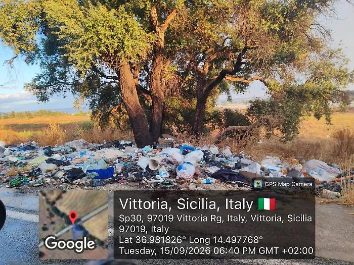 Vittoria, la cartolina amara di un territorio ferito