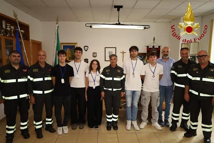 Ragusa, i volontari del servizio civile accolti dai vigili del fuoco