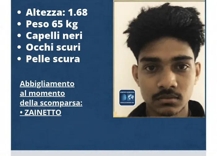 Scicli, scomparso un giovane 17enne: chi lo ha visto?