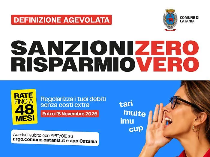 L'opportunit&agrave; &egrave; adesso: ultima chiamata per la definizione agevolata del Comune di Catania